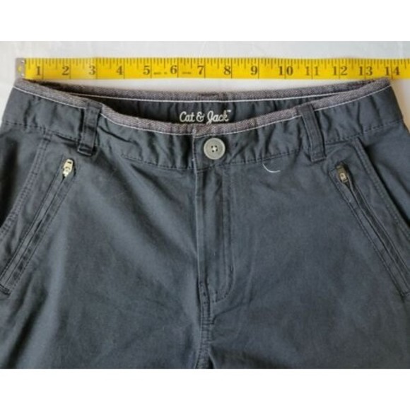 Boys Chino pants Size 14 in Gray with adjustable waistband like New condition - Picture 2 of 10